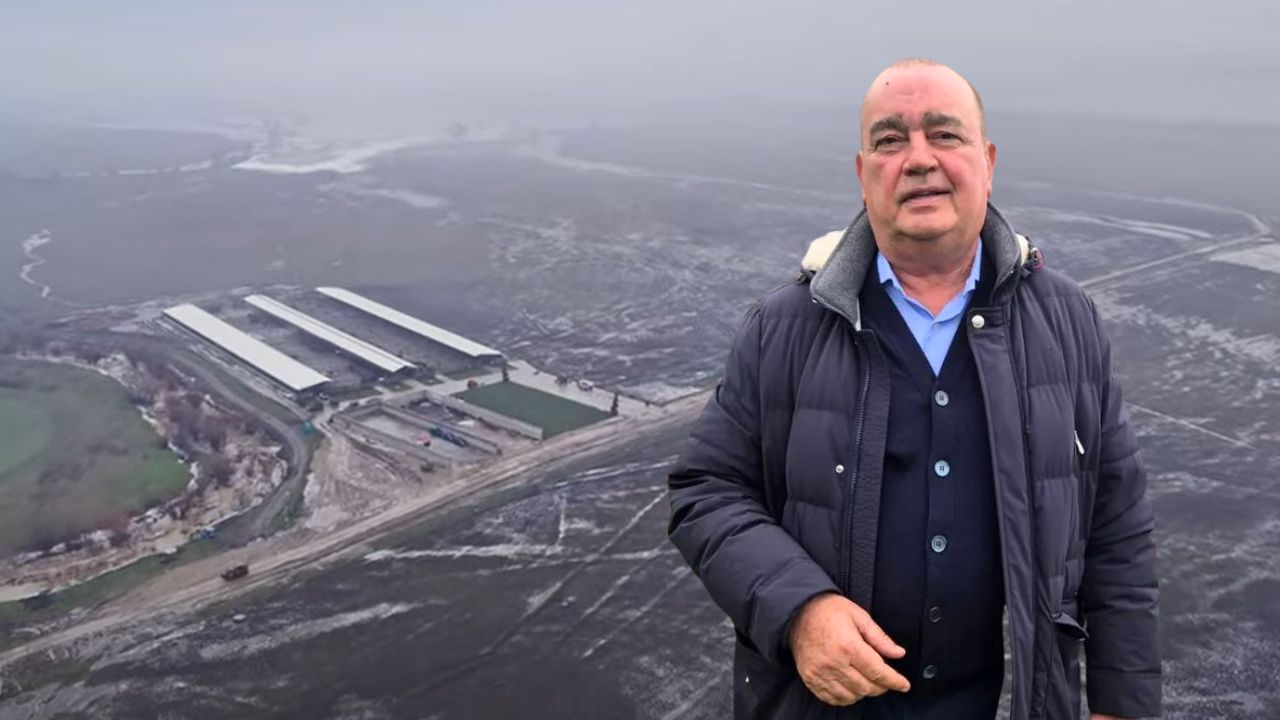 Ferma lui Gigi Nețoiu a fost inundată