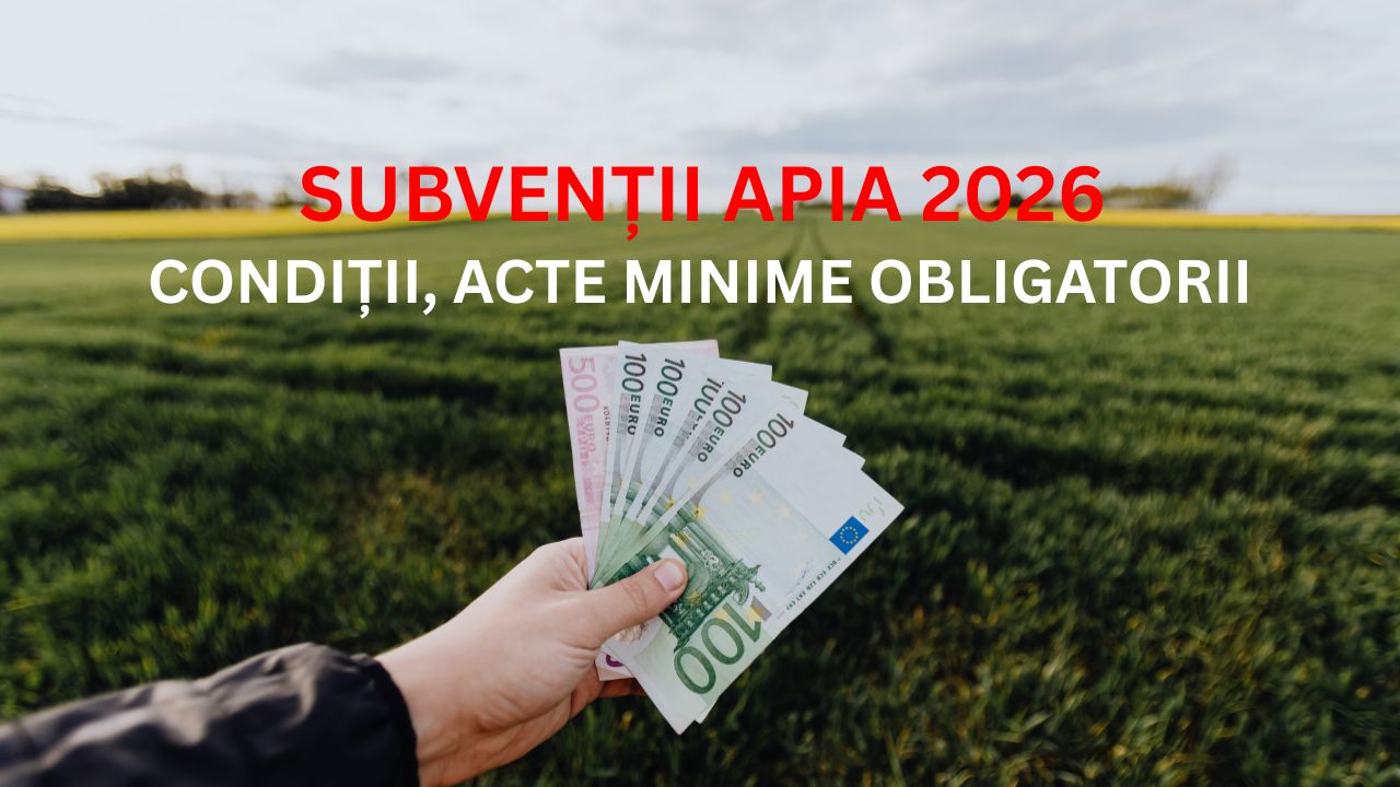 Subvenții APIA 2026 - condiții, acte necesare